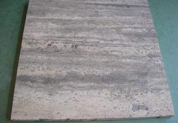 silver travertine